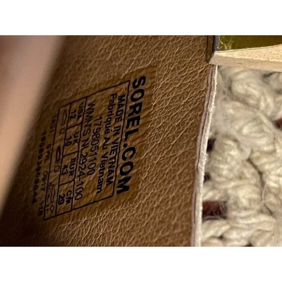 Sorel Women SZ 12 Open-Toe Sandals Elastic Silver Straps & White Leather Accents - Picture 3 of 16